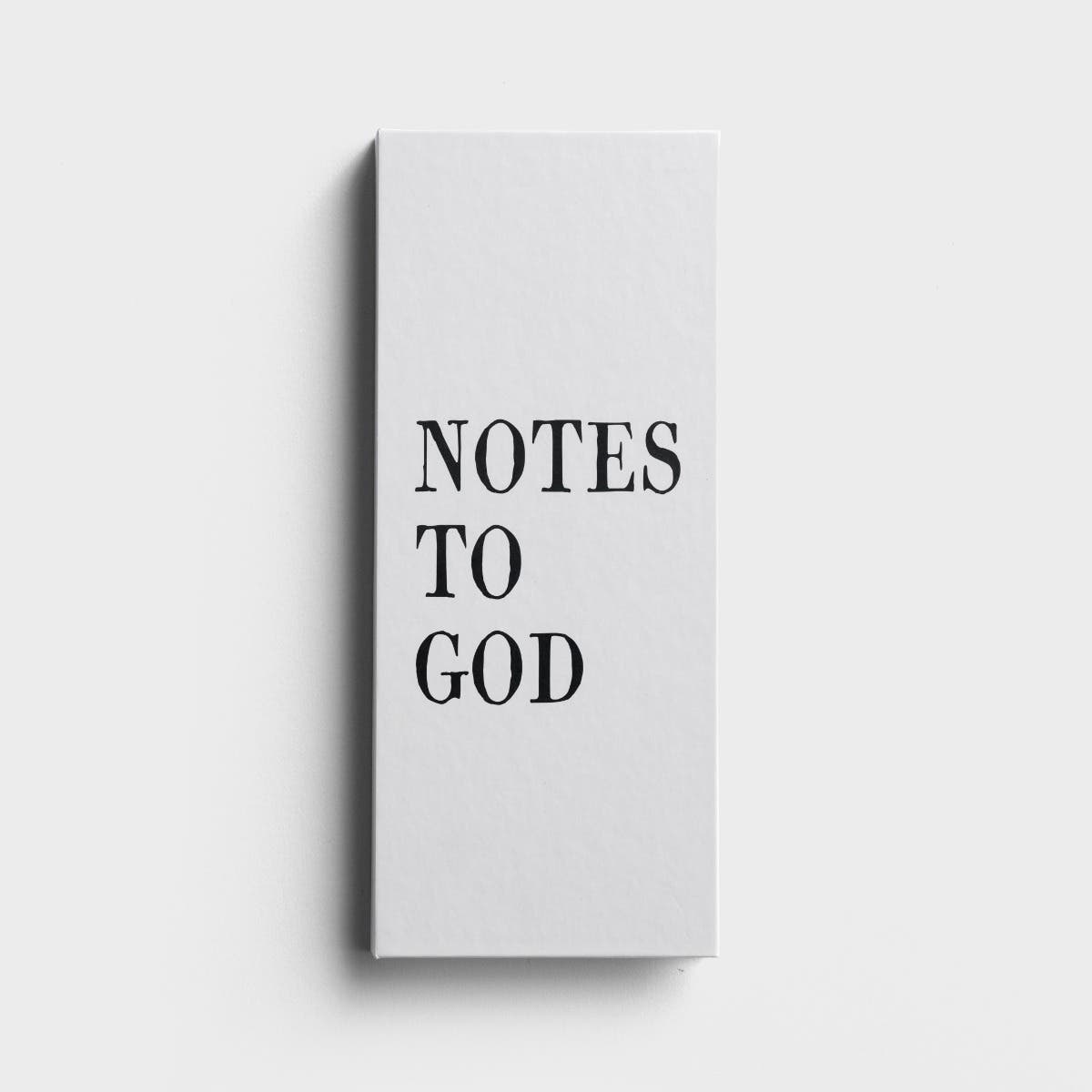 Notes To God - Prayer List Notepad
