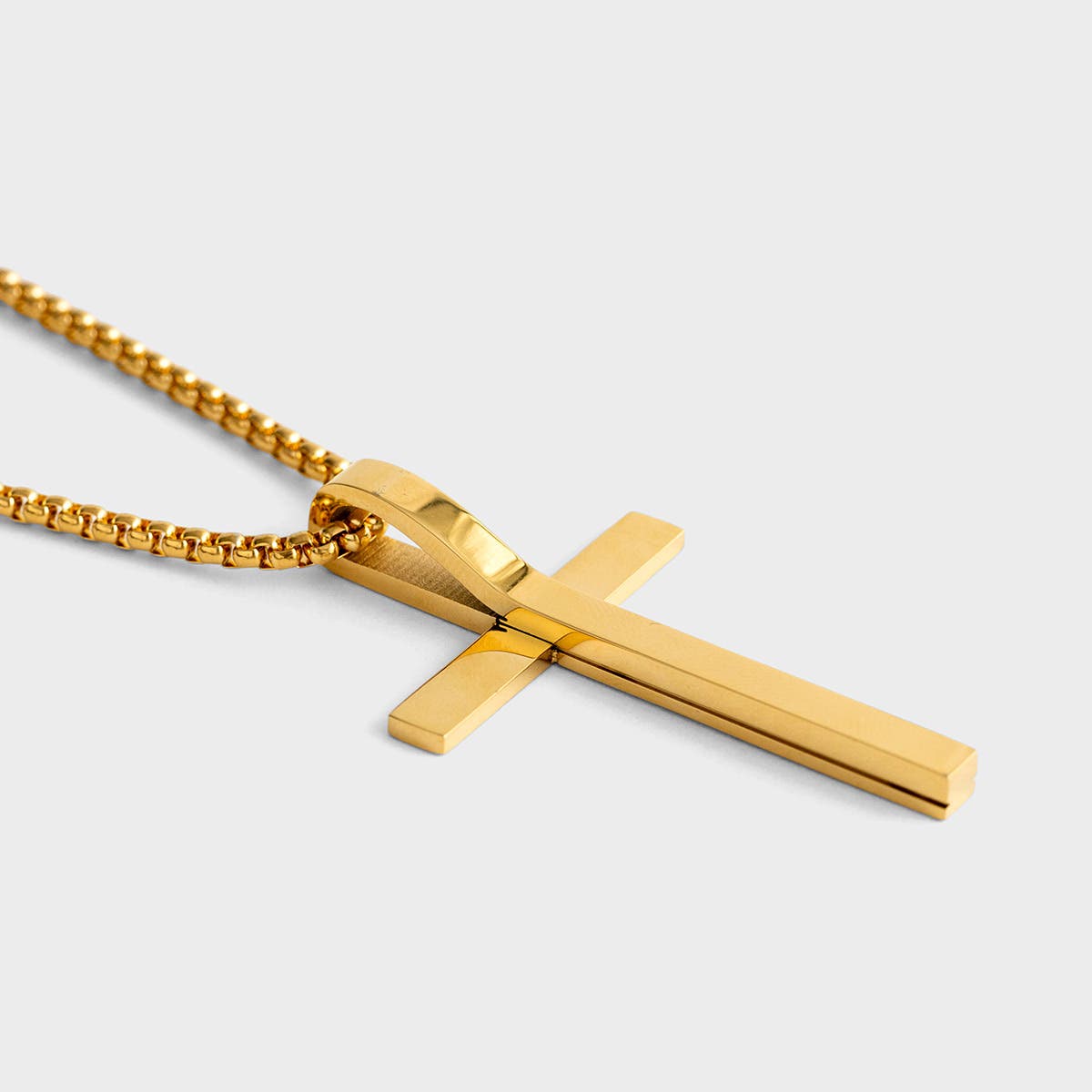 His and hers clearance gold cross necklaces