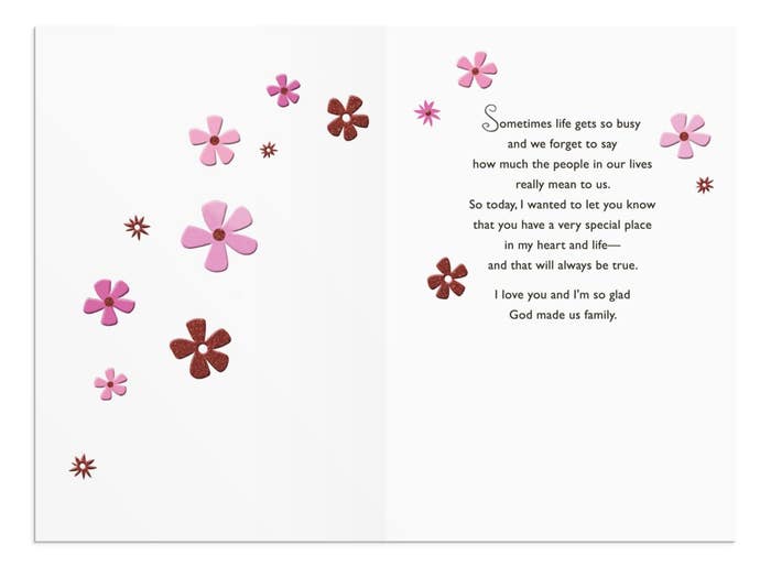 Valentine's Day - For Anyone - I'm So Glad God Made Us Family - 1 Greeting Card