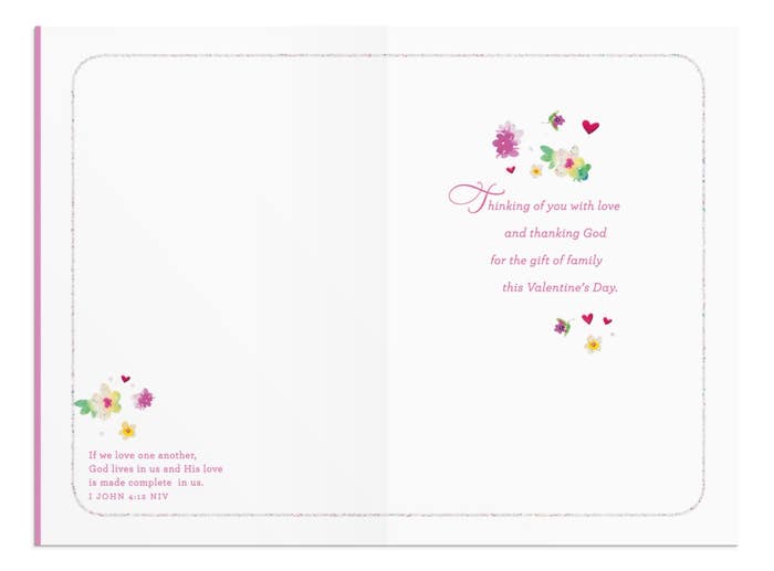 Valentine's Day - For Anyone - Family Is The Place - 1 Greeting Card