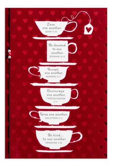 Valentine's Day - For Anyone - A One Another Kind of Family - 1 Greeting Card