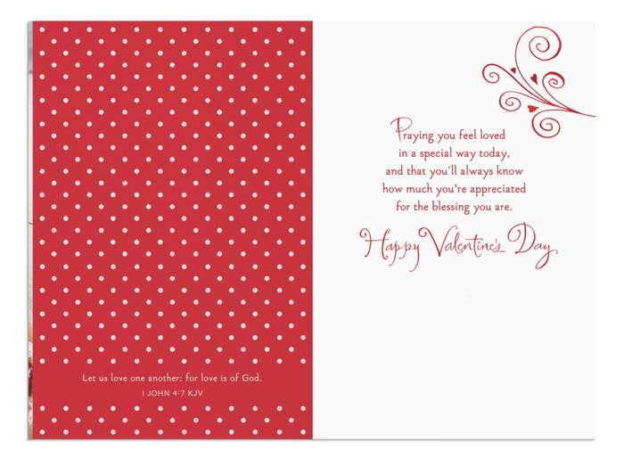 Valentine's Day - For Anyone - A Sweet Reminder of God's Goodness - 1 Greeting Card