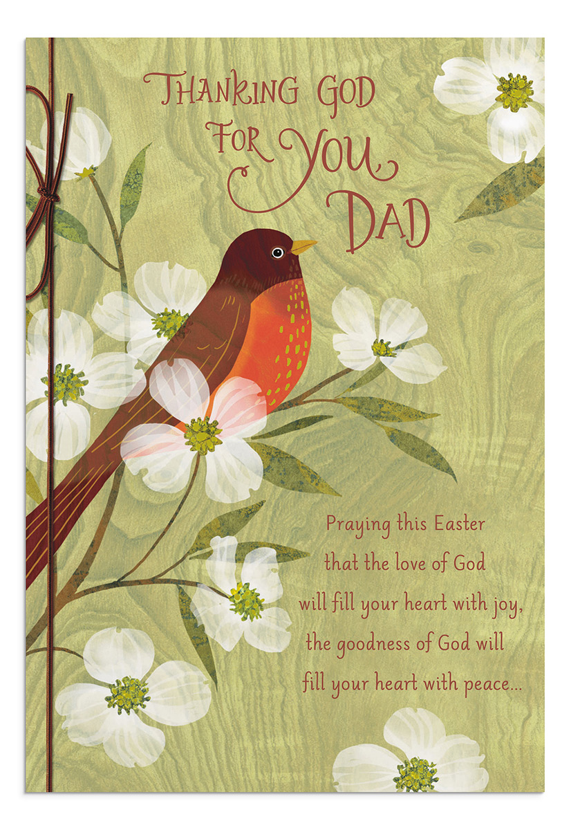 Easter - Dad - Thank God for You - 1 Greeting Card