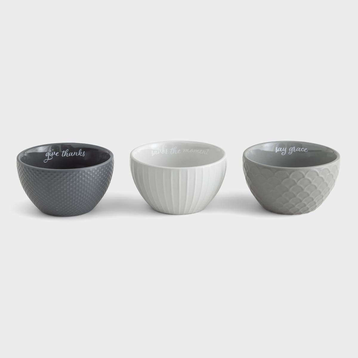Mary & Martha - Simply Elegant Dip Bowls | Set of 3