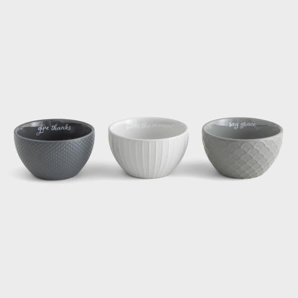 Mary & Martha - Simply Elegant Dip Bowls | Set of 3