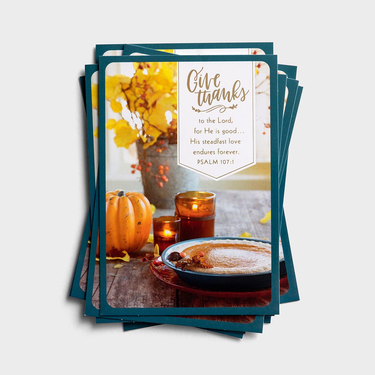 Thanksgiving - Give Thanks - 10 Note Cards