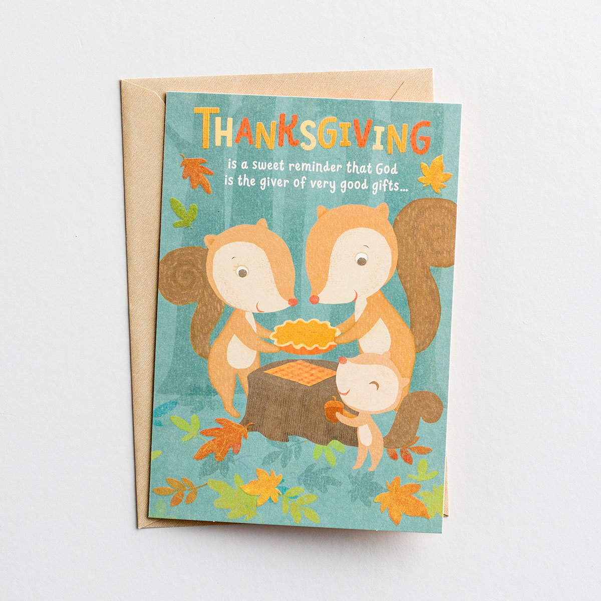 Thanksgiving - Child - Thanksgiving Is a Sweet Reminder - 1 Premium Card