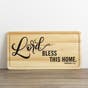 Our 'Lord, Bless This Home' decorative cutting board adds beautiful inspiration to your kitchen décor and can be easily displayed on a wall or easel. The Proverbs 3:33 Scripture message reminds us that the Lord blesses the righteous.