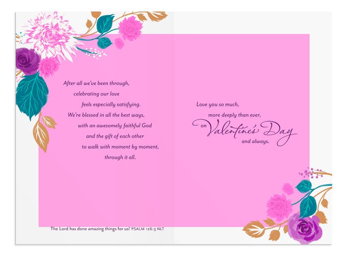 Valentine's Day - Wife - Supply of Grace - 1 Greeting Card