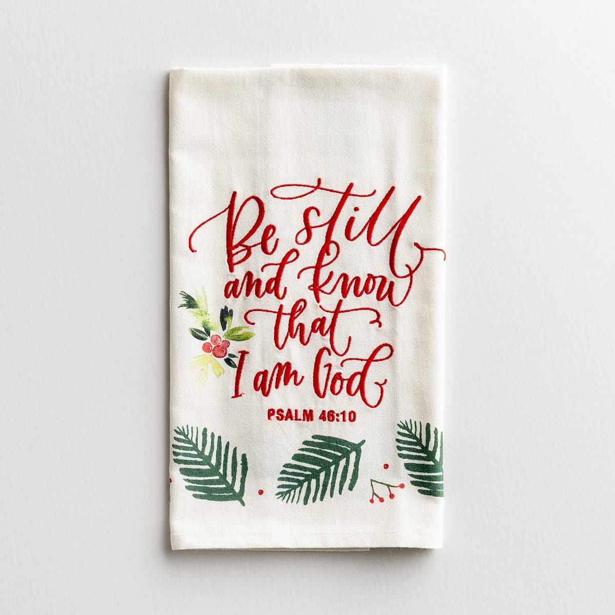 Be Still - Christmas Tea Towel