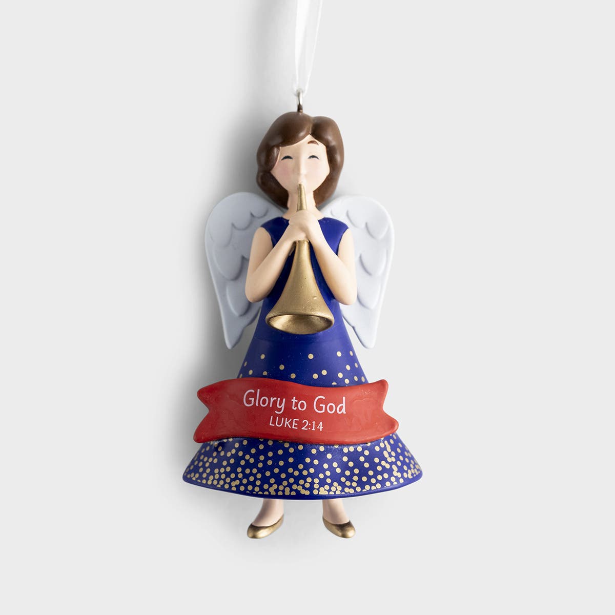 Glory to God Angel - Christmas Ornament