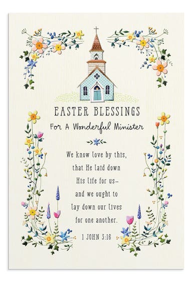 Easter - Wonderful Minister - 1 Greeting Card