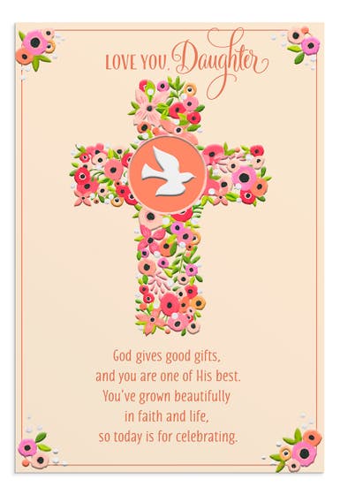 Confirmation - Daughter - 1 Greeting Card