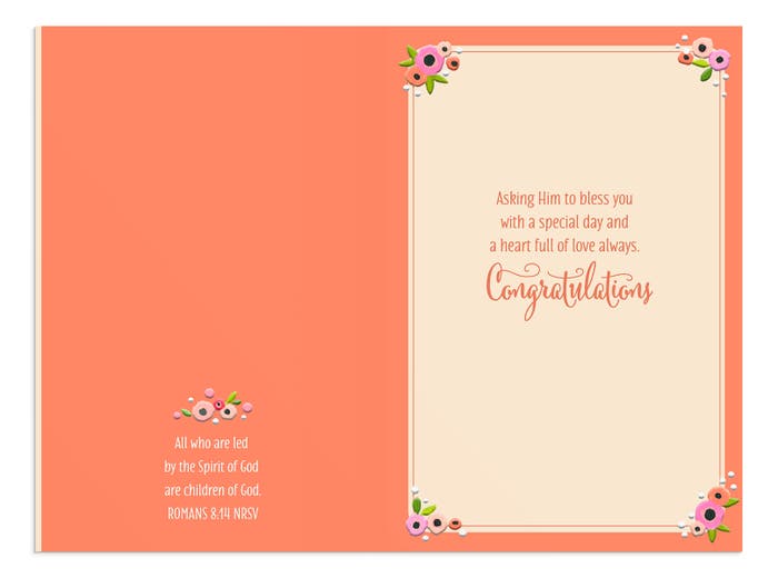 Confirmation - Daughter - 1 Greeting Card