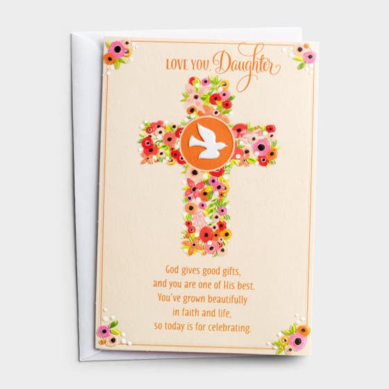 Confirmation - Daughter - 1 Greeting Card