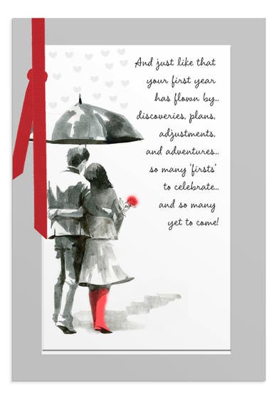 Anniversary - 1st Anniversary - 1 Greeting Card