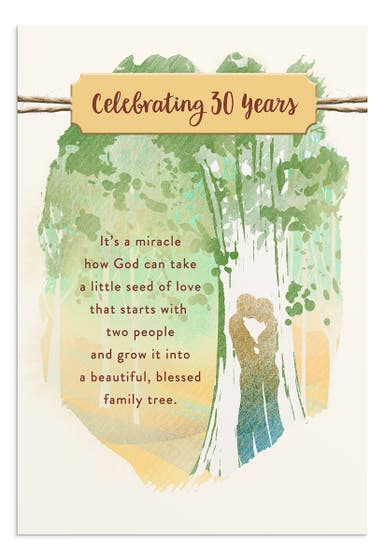 Anniversary - 30th Anniversary - 1 Greeting Card