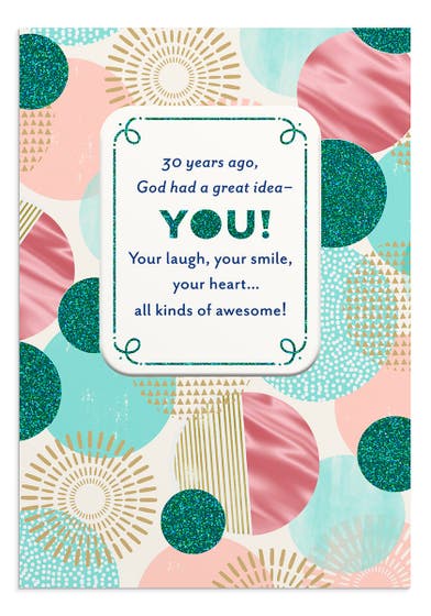 Birthday - 30th - A Great Idea - 1 Greeting Card