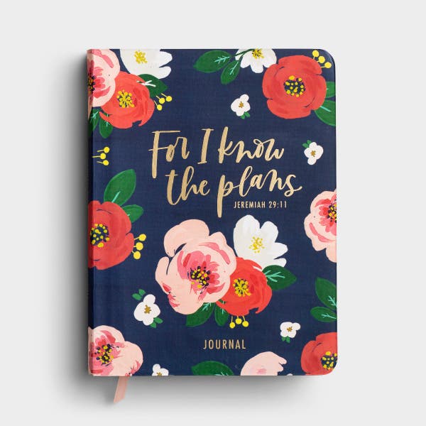 God has a plan for your life! This beautiful journal offers plenty of space for reflections, thoughts, and to-do lists, along with inspiring Bible verses on every page to remind you that God knows the future, He knows you.