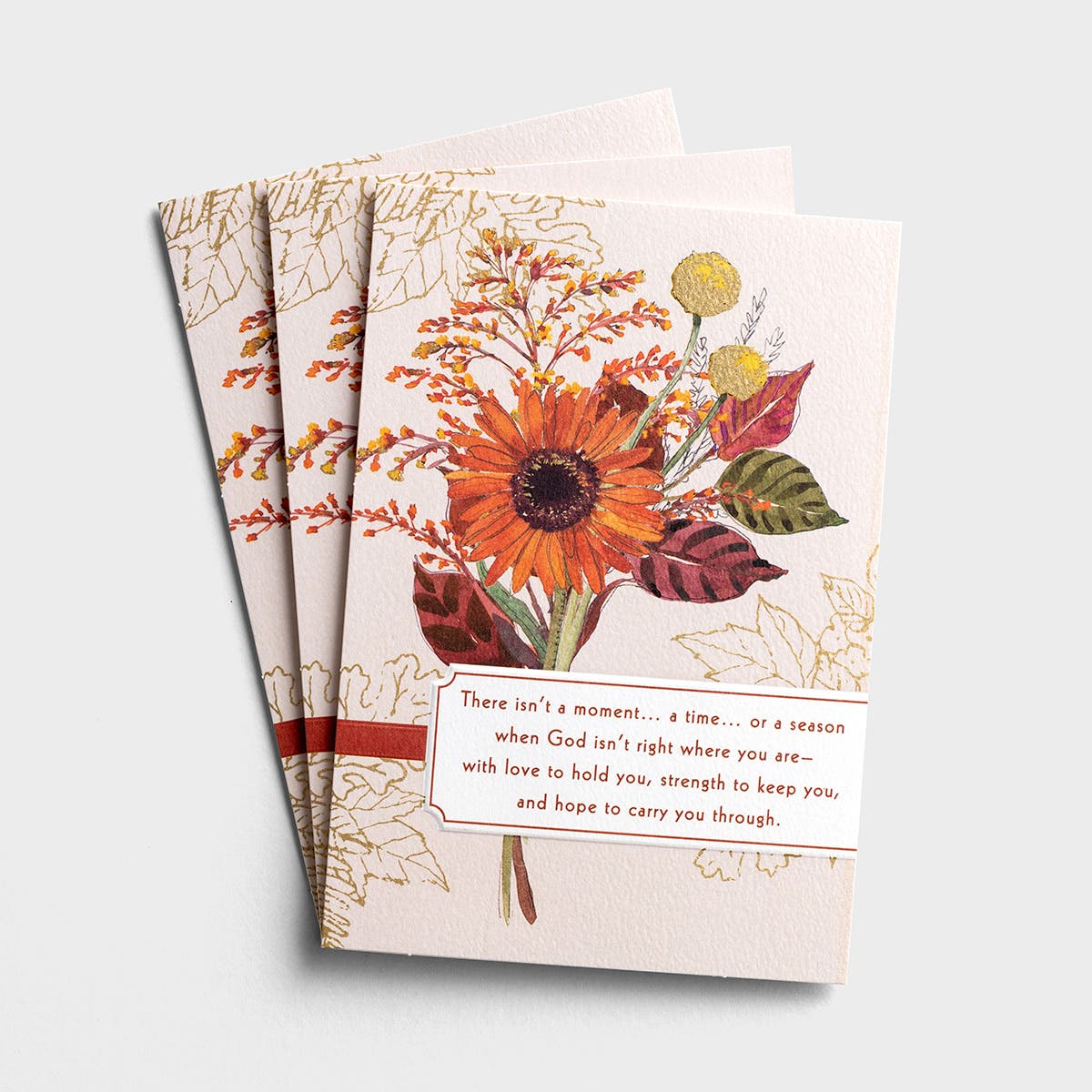 Difficult Thanksgiving - With Love and Prayers - 3 Greeting Cards