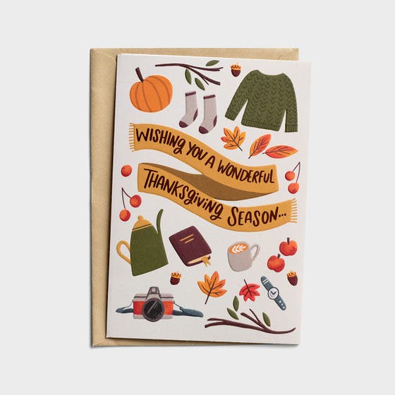 Thanksgiving - Wonderful Thanksgiving Season - 3 Premium Cards