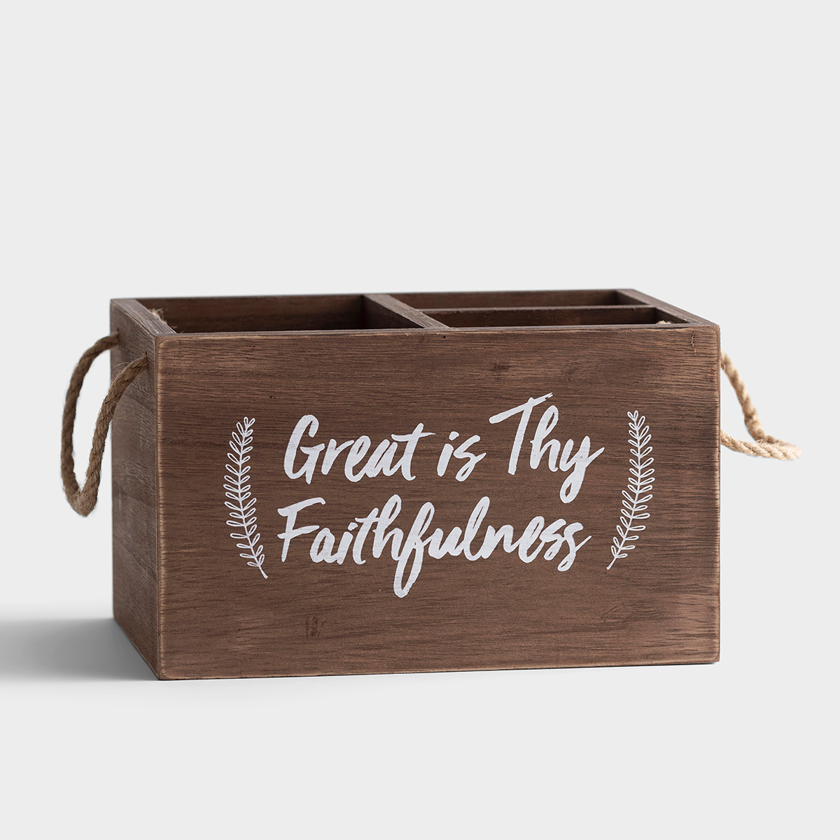 Great Is Thy Faithfulness - Utensil and Desk Organizer Caddy
