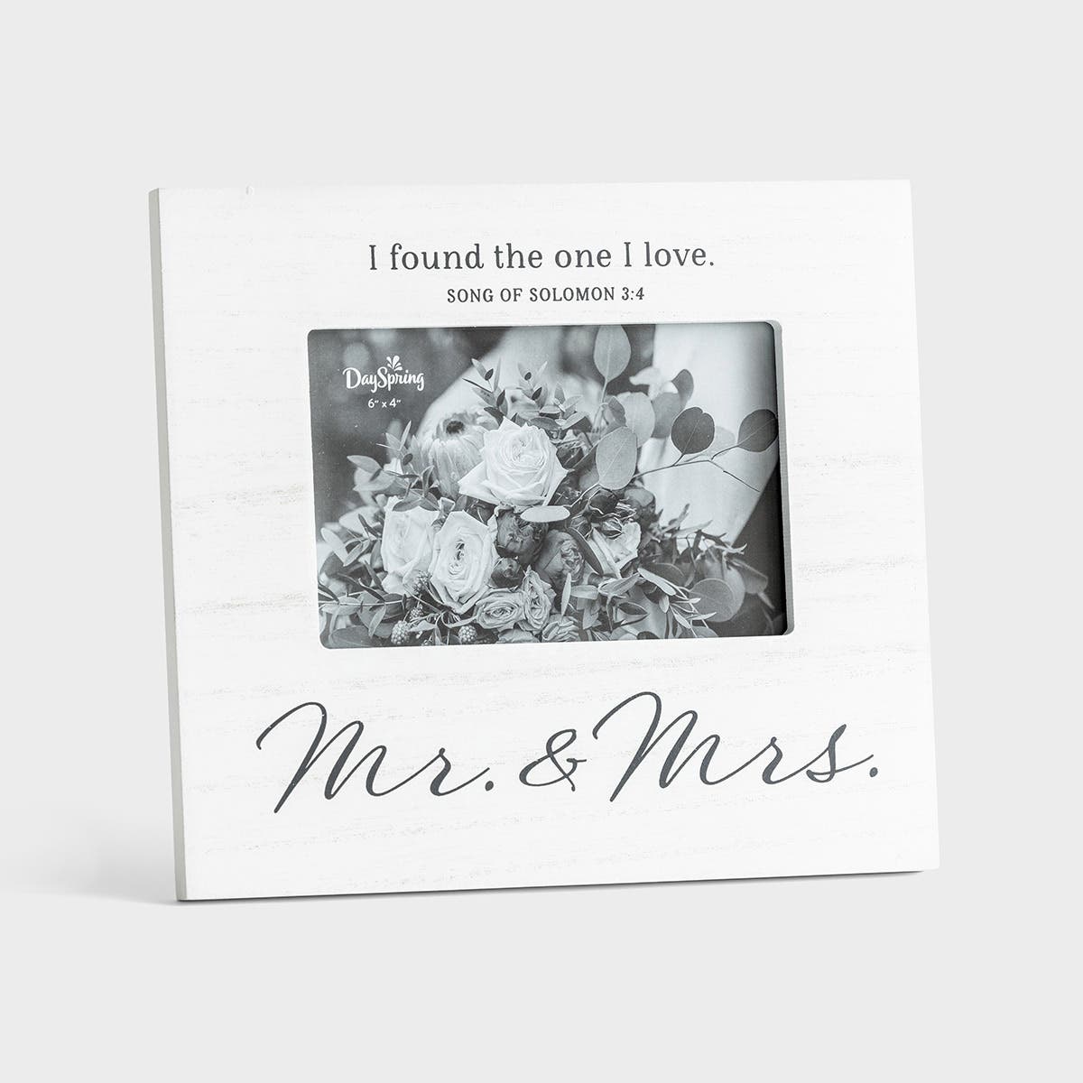 Mr. & Mrs. - 4"x6" Photo Frame