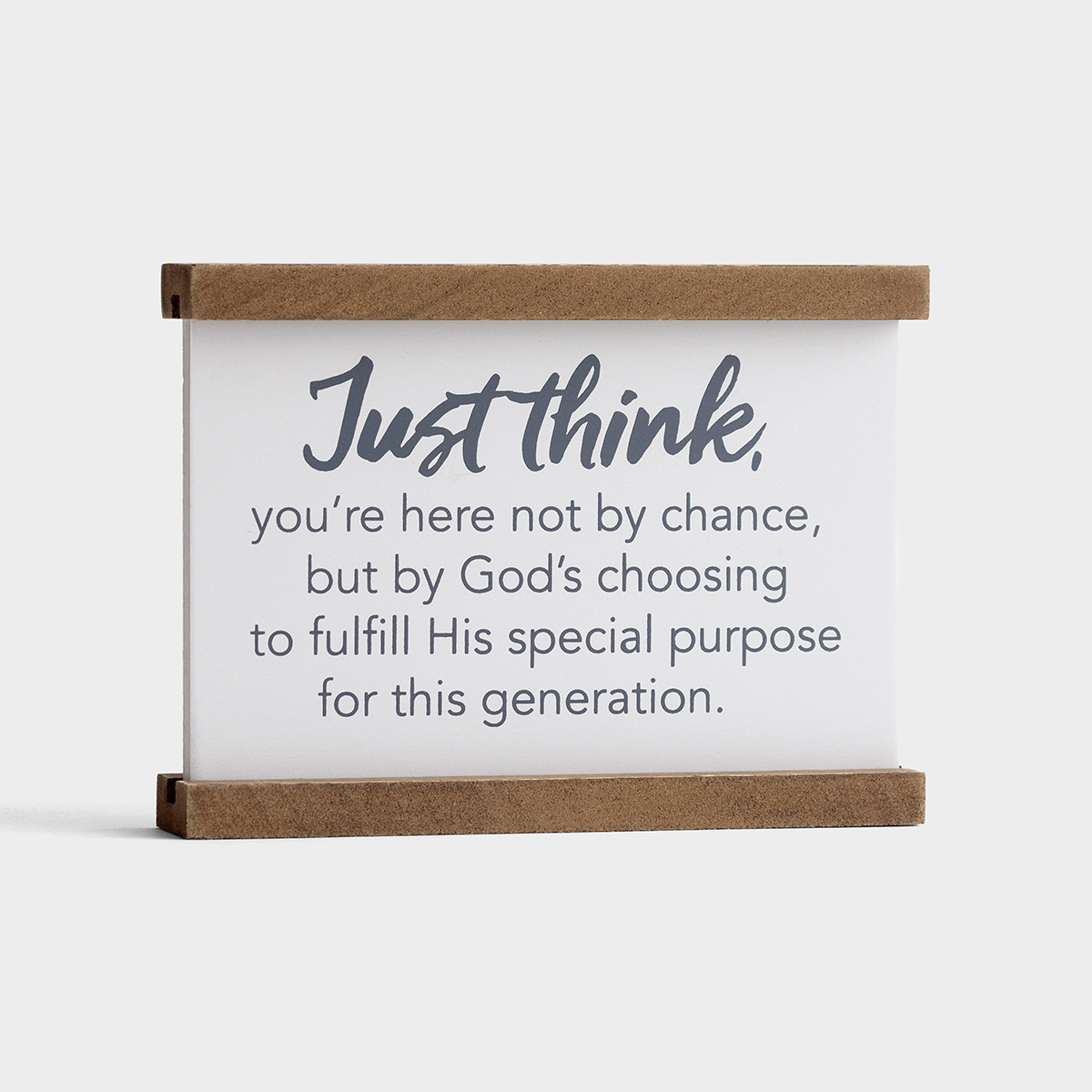 Just Think - Tabletop Plaque