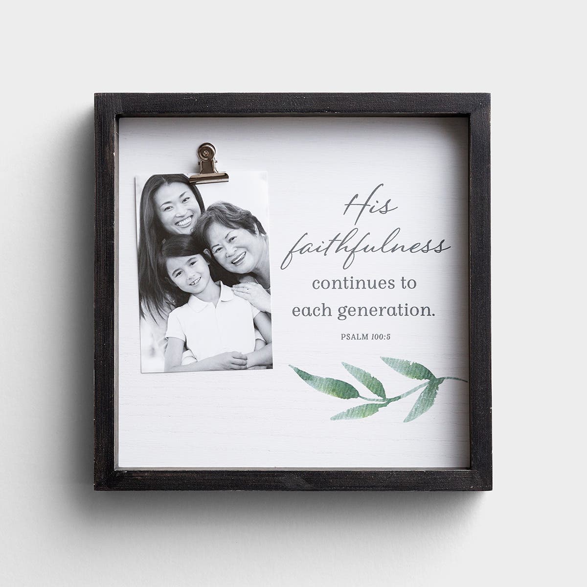 His Faithfulness - Photo Clip Frame