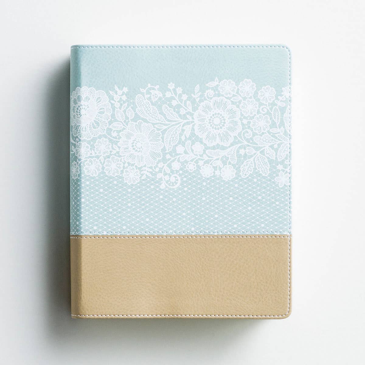 NIV Journal the Word Bible, Large Print - Blue/Tan Floral