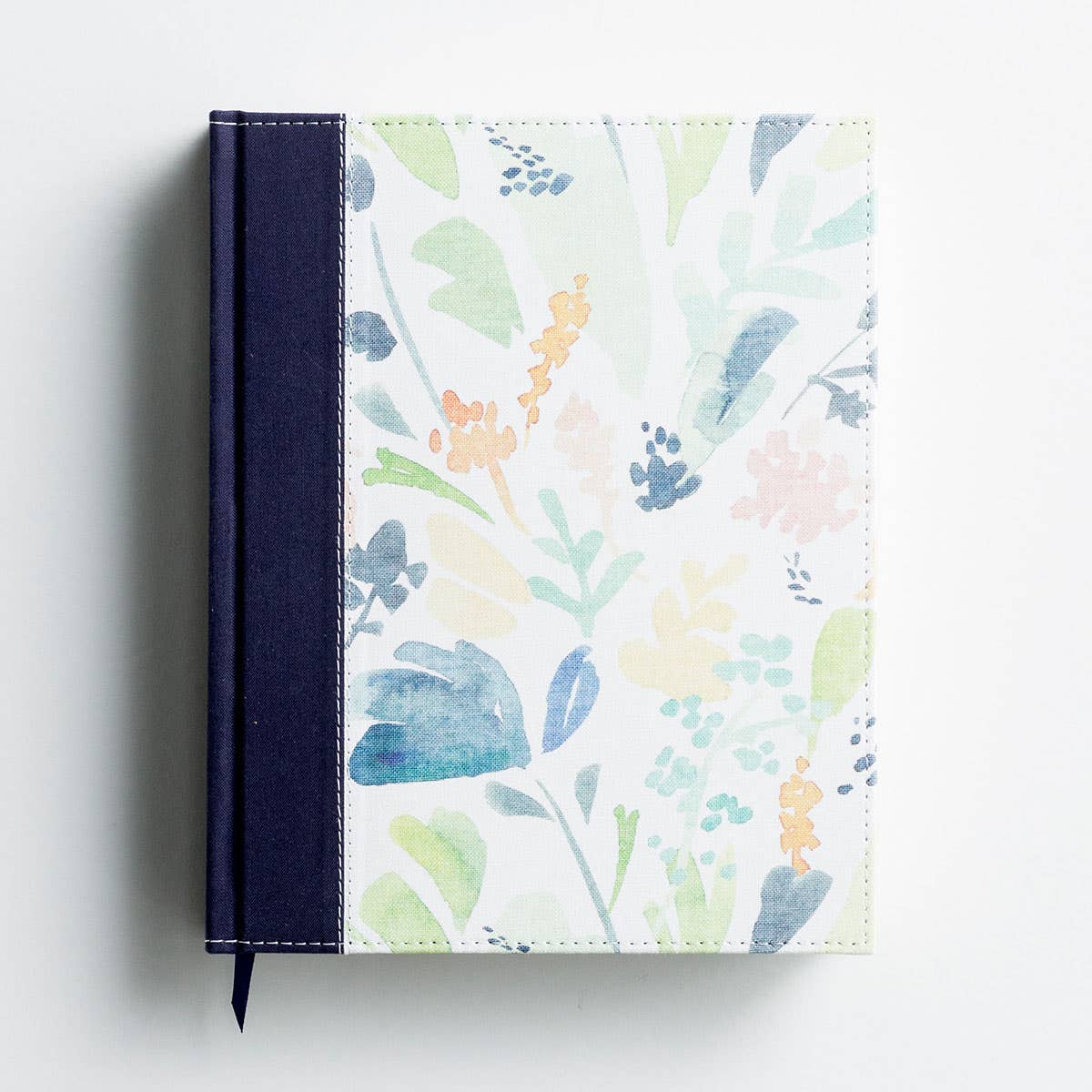 NIV Beautiful Word Coloring Bible, Large Print - Navy Floral