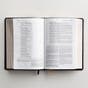 NIV Life Application Study Bible, Third Edition - Navy Floral