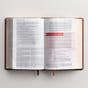 NIV Life Application Study Bible, Third Edition - Brown Leathersoft