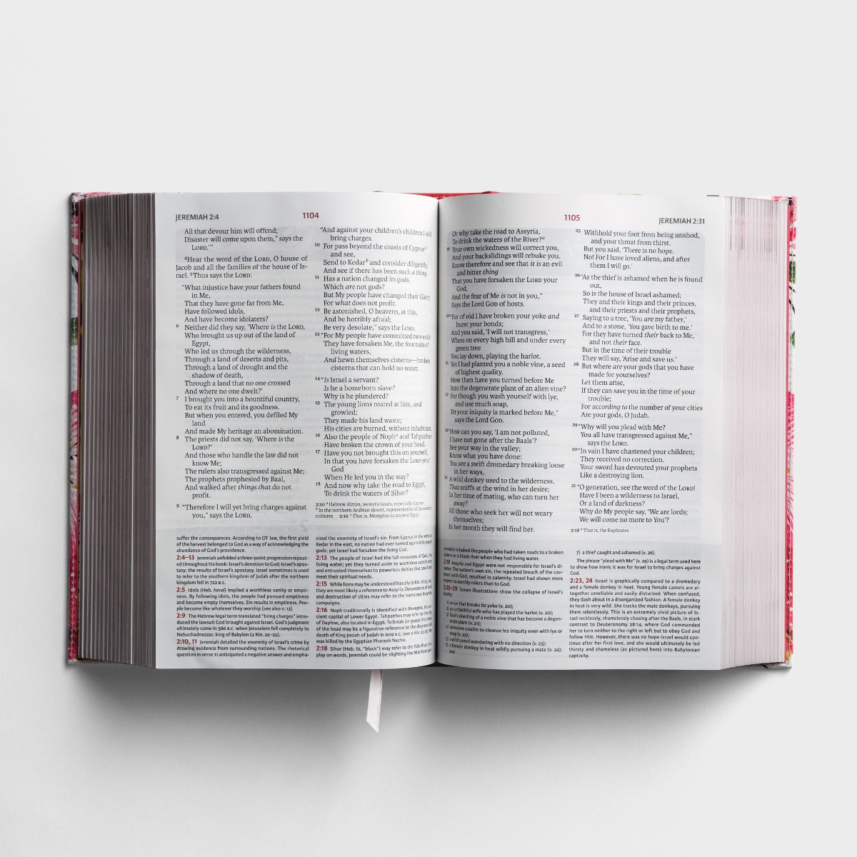 NKJV - Floral Woman's Study Bible: Receiving God's Truth for Balance, Hope, and Transformation