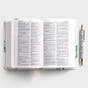 KJV On-The-Go Bible - White Floral Textured LeatherTouch