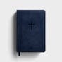 KJV Everyday Study Bible - Navy Cross LeatherTouch