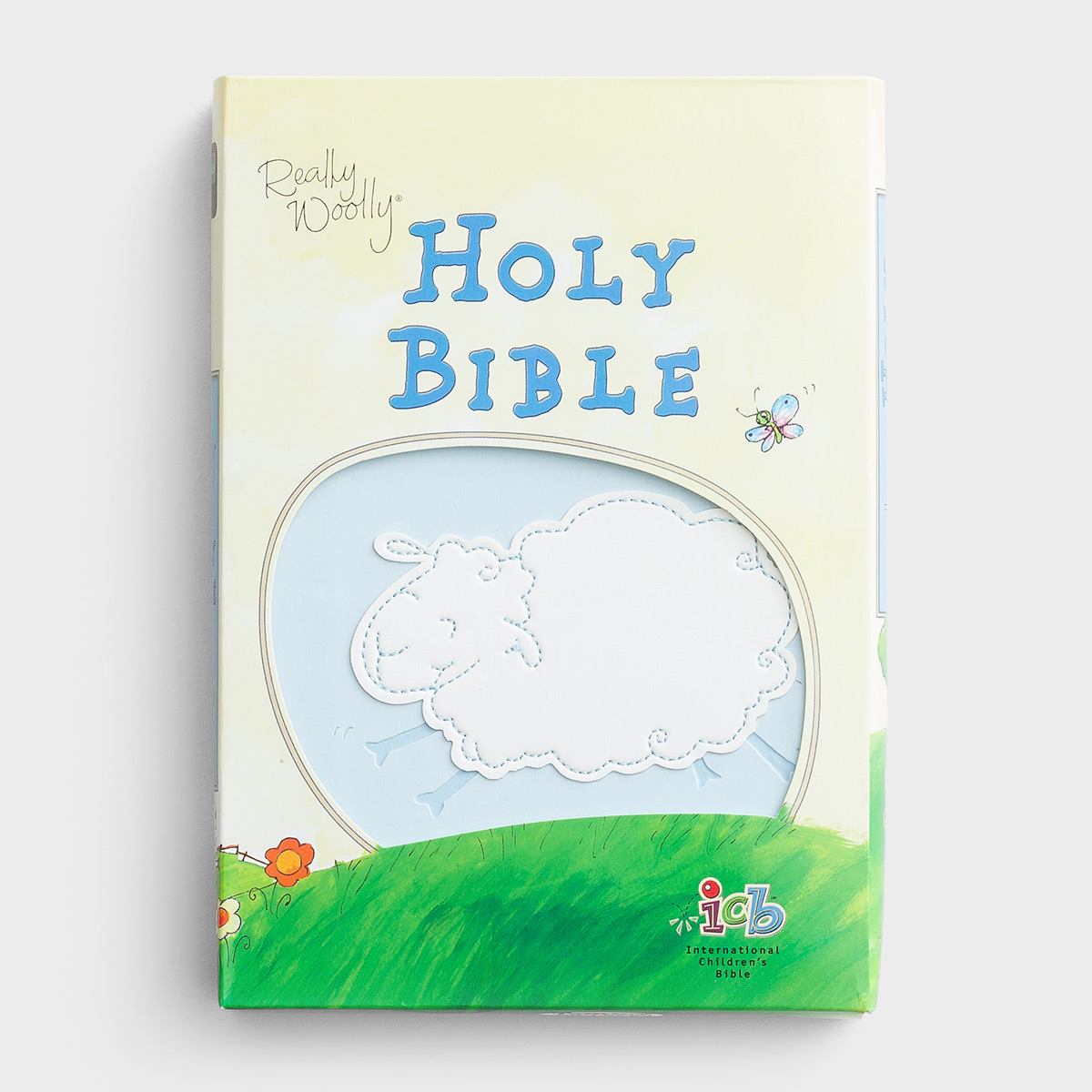ICB Really Woolly® Children's Bible - Blue Leather Soft