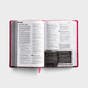 NLT - Life Application Study Bible for Teens - Pink Leatherlike