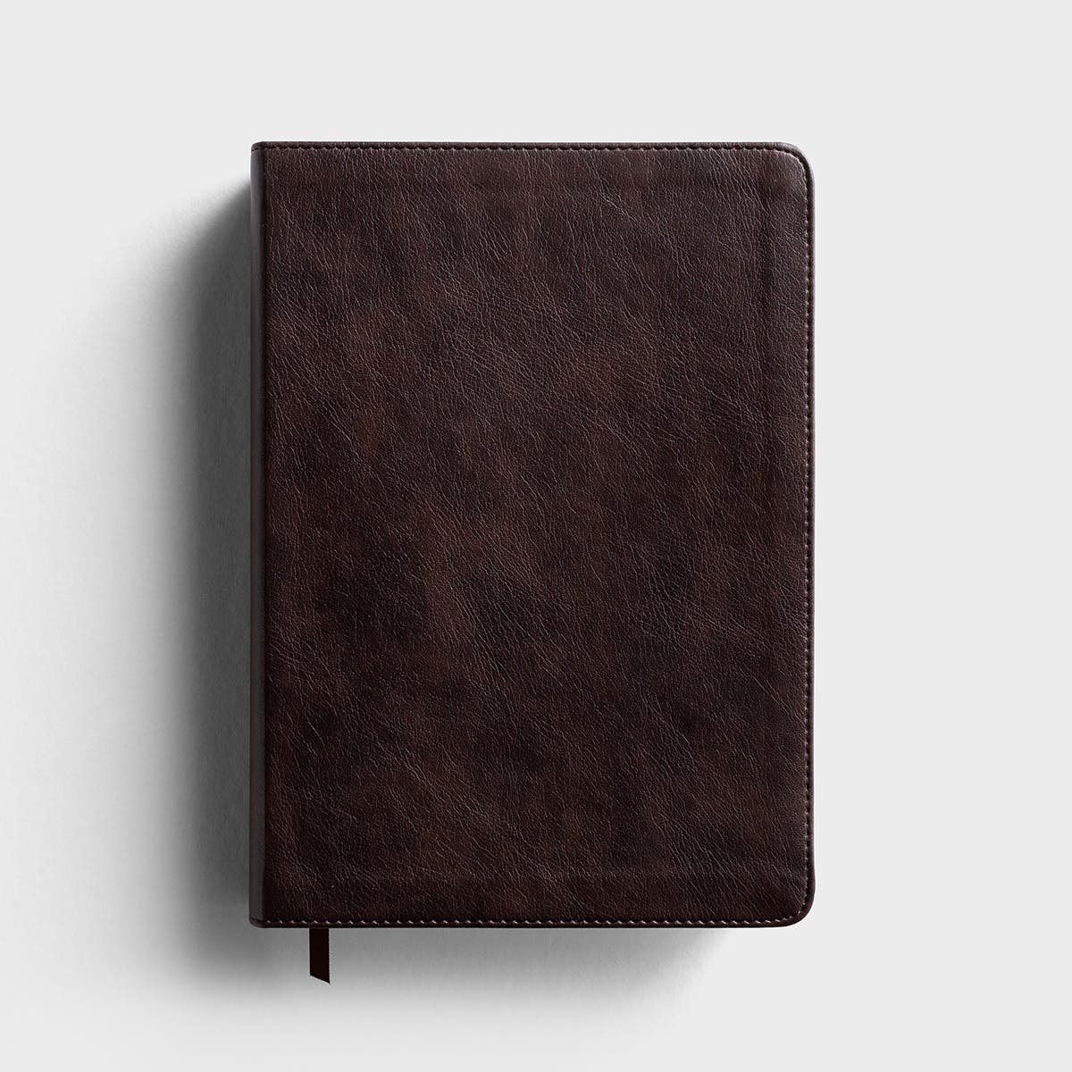ESV Large Print Single Column Journaling Bible - Trutone, Deep Brown