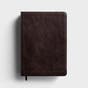 ESV Large Print Single Column Journaling Bible - Trutone, Deep Brown