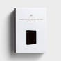 ESV Large Print Single Column Journaling Bible - Trutone, Deep Brown