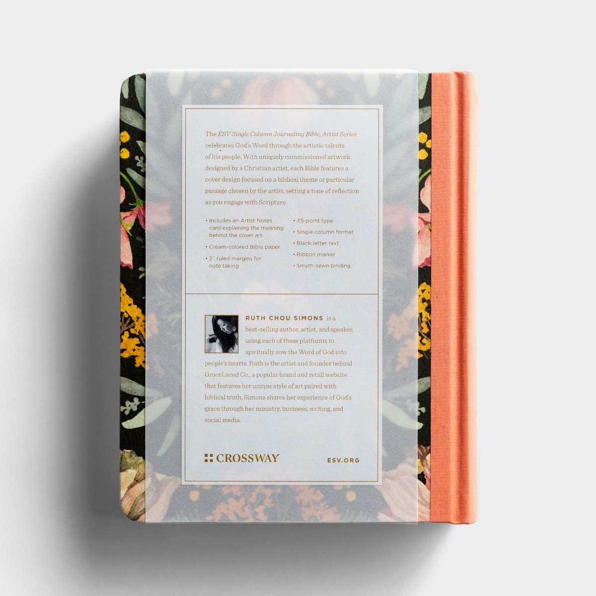 ESV Single Column Journaling Bible - Artist Series - Ruth Chou Simons - Hardcover