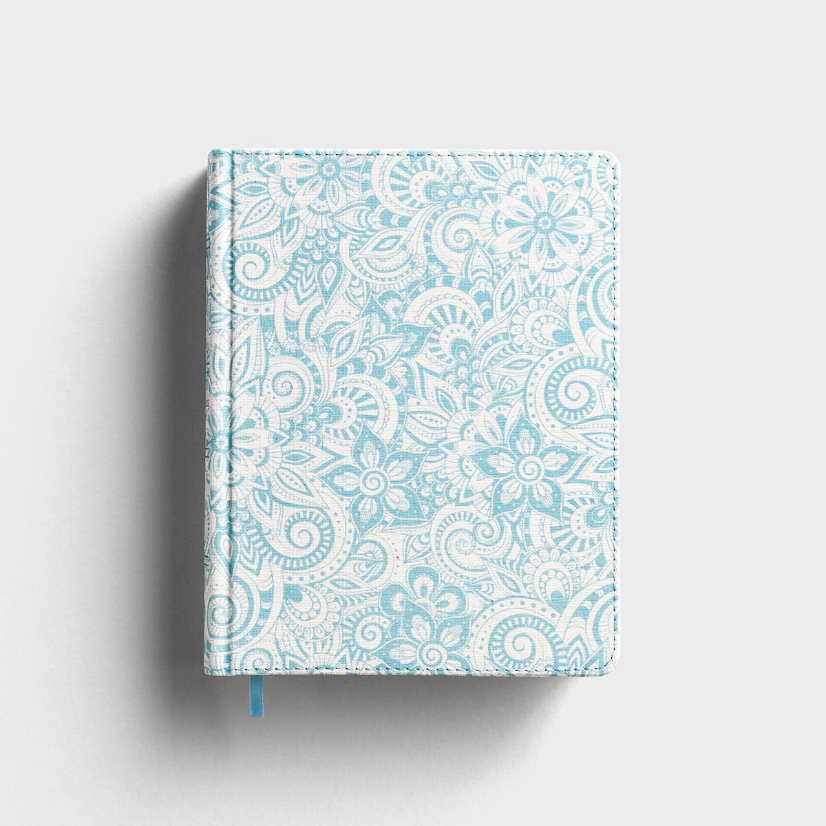 KJV Notetaking Bible - Blue Floral Cloth Hardcover