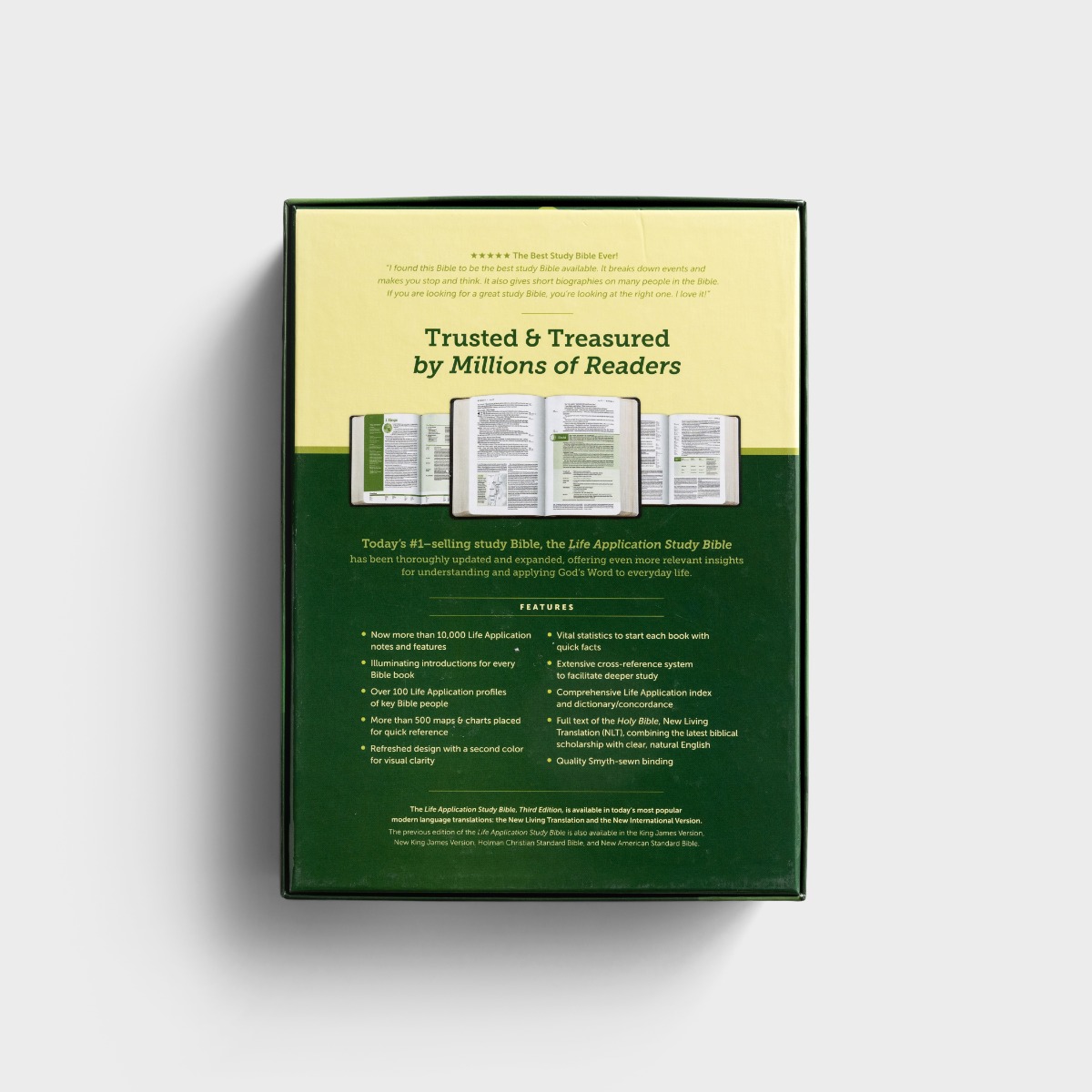 NLT Life Application Study Bible, Third Edition - Brown LeatherLike