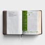 NLT Life Application Study Bible, Third Edition - Large Print - LeatherLike, Brown