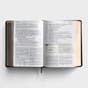 NLT Life Application Study Bible, Third Edition - Large Print - LeatherLike, Brown
