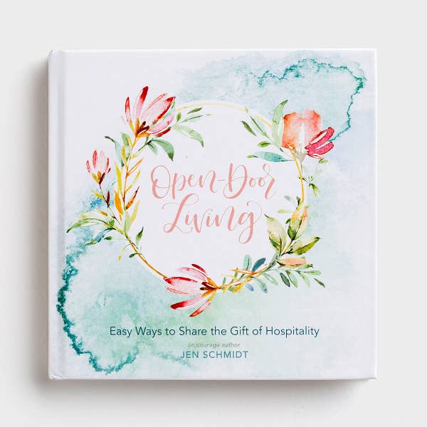 Jen Schmidt's Open-Door Living is a wonderful gift to encourage a friend who wants to more easily entertain in her home. This book is about replacing the expectations and anxiety of hosting with encouragment and easy ways to welcome people into your home.