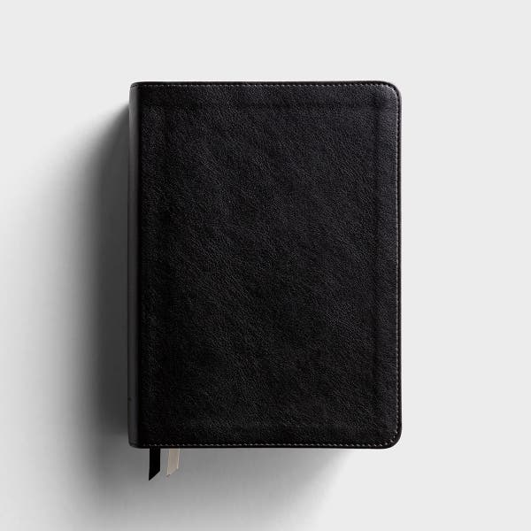 CSB He Reads Truth Bible - Black LeatherTouch