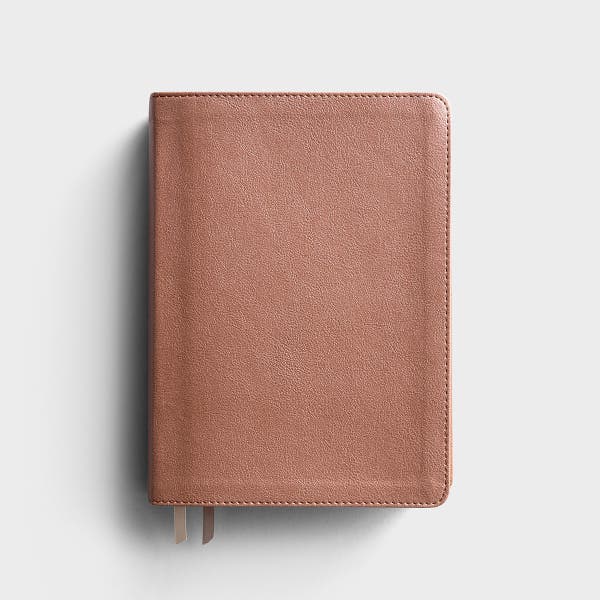 CSB She Reads Truth Bible - Rose Gold LeatherTouch