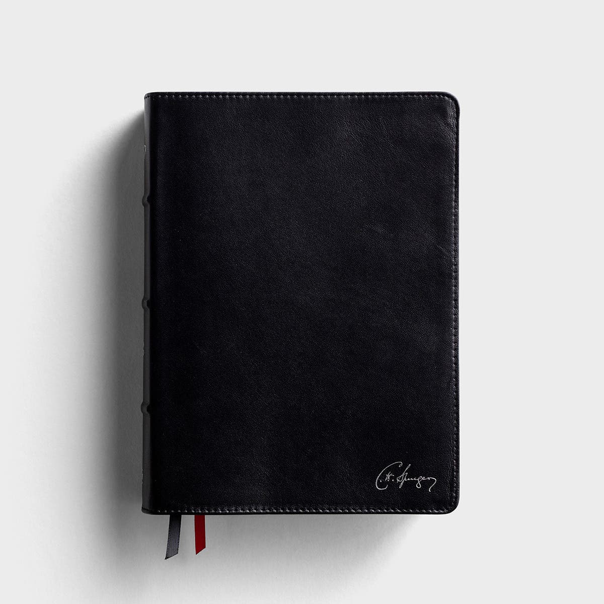 CSB Spurgeon Study Bible - Black Genuine Leather, Indexed